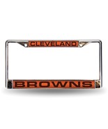 NFL Cleveland Browns Laser Chrome Acrylic License Plate Frame - $40.83 CAD