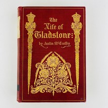 The Life of Gladstone by Justin McCarthy 1897 Hardcover Book Ex-Libris - £24.23 GBP