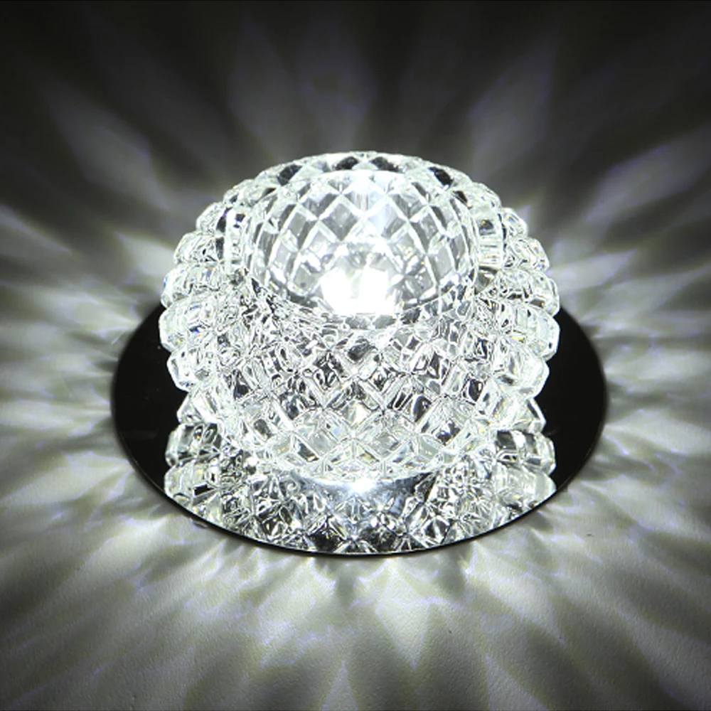 5W  Crystal Aisle Surface LED Ceiling Lamp Chandelier Light Lighting Fixtures Lu - $209.37