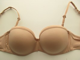 Le Mystere 7759 Lolita Convertible Straps Push-Up UW Bra Beige 32F $76 B100F32 - £21.81 GBP