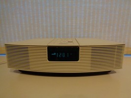 Bose wave clock radio alarm AM/FM AWR1-1W white with remote no battery c... - £75.00 GBP