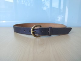 Double Rl Terrance Tumbled Leather Belt $248 Free Worldwide Shipping (0132) - £143.88 GBP