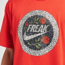 NWT men&#39;s small nike Giannis Swoosh Freak Basketball T-Shirt red DD0771-... - $33.24