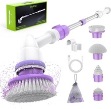 Electric Spin Scrubber Electric Bathroom Scrubber 430RPM Cordles Shower Scrubber - £32.68 GBP