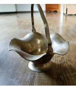 decorative handled brass bowl - $20.00