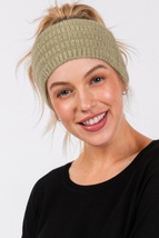   Fuzzy Cable Knit Headband - €19,49 EUR