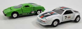N) Vintage Lot of 2 Pull Back Action 1/39 Scale Diecast Cars Porsche 928 Dome-O - £5.48 GBP