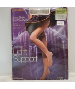 Vtg JCPenney Pantyhose All Sheer Light Support Sandalfoot Pearl Gray Ave... - €7,56 EUR
