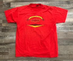 Vintage Greater Chicago Classic Chevy Club Mens XL Red Single Stitch Tee T Shirt - $26.56