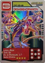 Bandai Digimon S1 D-CYBER Card Special Holographic Gigaseadramon B - £64.14 GBP