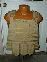 NEW Operator Tactical Modular MOLLE Plate Armor Carrier Vest - COYOTE TAN - £54.47 GBP