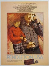 1975 Print Ad Pendleton Wool Clothes for Men Woolen Mills Portland,Oregon - £8.87 GBP