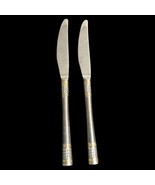 Set of 2 Wallace GOLDEN CORSICA 18/10 Flatware Dinner Knife Knives - $9.36