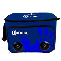 Corona Soft Cooler Bag With Built In Bluetooth Speakers Blue - £31.15 GBP