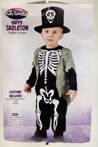 Fun World Happy Skeleton Toddler Halloween Costume~Dress Up - Large (3T-4T) - £15.56 GBP