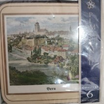 Pimpernel 6 Coasters Each One Is A Different  City In Switzerland Made I... - £23.39 GBP