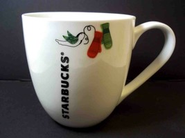Starbucks coffee mug Dove & Mittens Christmas 2011 13 oz - $9.65