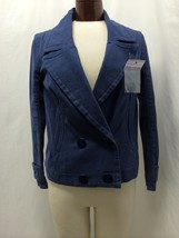 Lacoste Blue Double Breasted 2 Pocket Jacket Size 8 / 38 NWT - £76.90 GBP