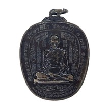 Thai Amulet Real Phra LP Ruay Wat Tako Temple Magic Coin Lucky Talisman Pendant - £11.17 GBP