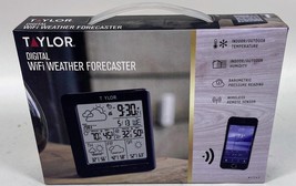 Taylor 1743 Digital Wifi Weather Forecaster Station, Black - $34.65