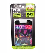 Ninc Butterfly Universal Adhesive Stick On Spandex Dual Pocket for Cell ... - $8.90