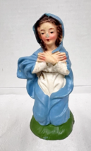 Vintage Italy Nativity Mother Mary 3 3/8&quot; T Composition Nose Flake - €10,59 EUR