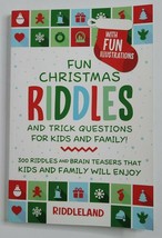 Fun Christmas Riddles and Trick Questions Book NEW Kids Family Stocking Stuffer - £6.94 GBP