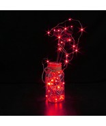 6 Pack Red Fairy String Lights Battery Operated Fairy Lights Firefly Lig... - £22.96 GBP