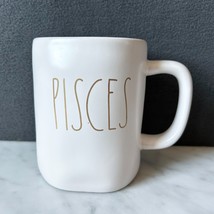 Pisces Zodiac Sign Astrology Ivory Ceramic Mug Rae Dunn Artisan Collecti... - $18.95