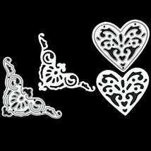 Heart and corner Metal die cut/carbon steel die cuts /Metal cutting die ... - £4.49 GBP