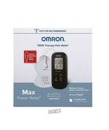 Omron Max-Power Therapy Pads Pain Relief TENS Device Black Multi-Settings - £74.54 GBP