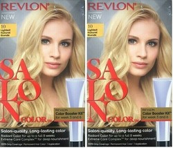 (Pack of 2) Revlon Salon Color #10 Lightest Natural Blonde Booster Kit - $17.81