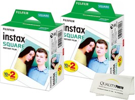 Fujifilm Instax Square Instant Film - 40 Exposures - For Use With The Fujifilm - $64.99