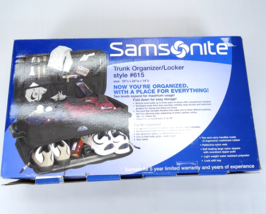 New Samsonite Golf Black Trunk Organizer  Locker Bag 24”L  X 14”W X 10”H - £22.50 GBP