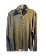 Polo Ralph Lauren Men’s XL Green Long Sleeve 1/4 Zip Pullover Cotton Swe... - $29.70