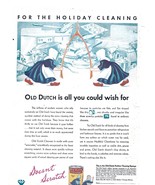Vintage Old Dutch Cleanser Print Advertisement-Magazine-7 1/2 by 11 - $140.40 MXN