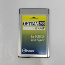 Hayes 534PAM Optima 288 V.34+FAX For PCMCIA With EZjack - £11.84 GBP