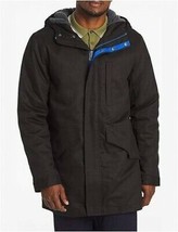 Jacamo con Forro de Piel Artificial Parka en Negro XL Pecho 45/47 (ccc151) - £38.09 GBP