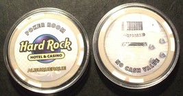 (1) Hard Rock CASINO CHIP - Albuquerque, New Mexico - Poker Room - Gray ... - £6.26 GBP