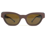 Vintage La Eyeworks Gafas de Sol BILLIE Negro Mate Marrón Monturas Marró... - £59.47 GBP