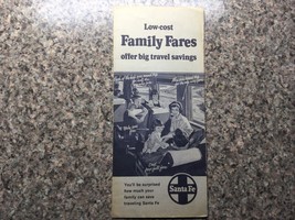 Santa Fe Railroad FAMILY Fares Brochure - $19.78