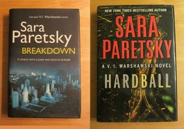 Lot of 2 Breakdown and Hardball by Sara Paretsky - £19.57 GBP