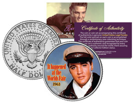 ELVIS PRESLEY - MOVIE *It Happened at the World’s Fair* JFK Half Dollar ... - £6.84 GBP