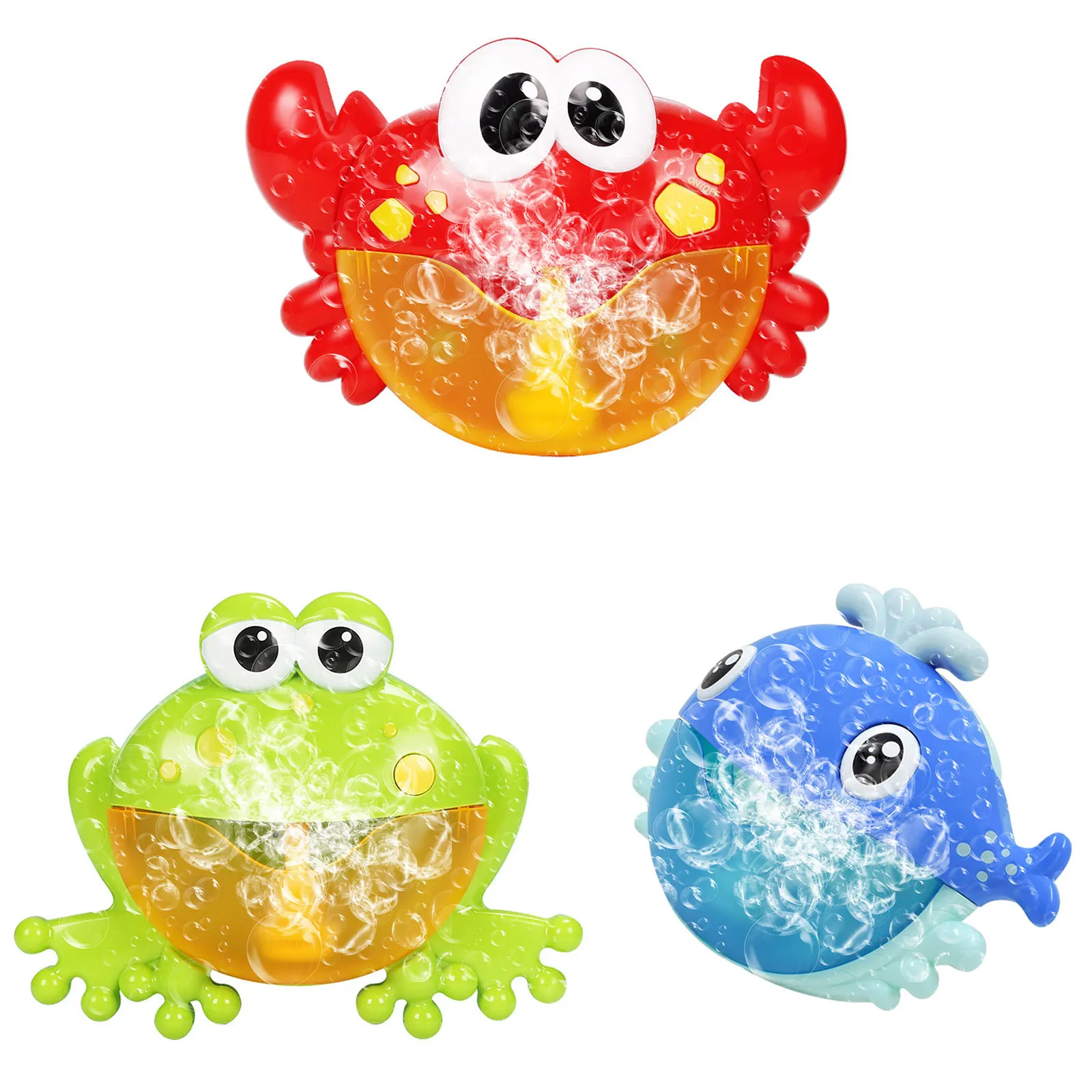 Bubble Crabs Music Machine Baby Bath Toy Bubble Maker Pool Swimming Bathtub Soap - £15.12 GBP+