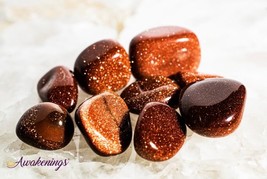 Gold Sandstone/Goldstone - Tumbled - £2.67 GBP