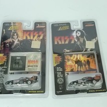Vintage KISS Die Cast Cars LOT Of 2 Photo Cards Paul Stanley Peter Criss NEW - £17.89 GBP