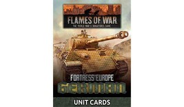 German Unit Cards Fortress Europe Flames of War Late War NEW - £23.58 GBP