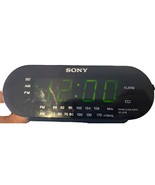 Sony Dream Machine AM/FM Alarm Clock Radio Model ICF-C218 Black Tested - £16.81 GBP