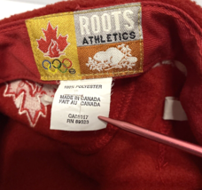 VTG Olympic Hat Canada 1998 Beret Cap Fleece Roots Athletics Newsboy Adult SMALL - £20.67 GBP