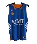 Real Madrid Basketball jersey Mens Medium Blue 2013 14 adidas Printed Ch... - €38,43 EUR
